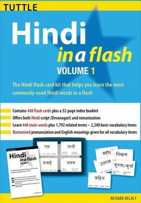 Tuttle Flash Cards: Hindi in a Flash Vol. 1, Kit by Tuttle Publishing Staff. New