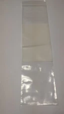 White Block Reclosable Zip lock Plastic 2-Mil Ziplock Bags 1000 Jewelry Bags
