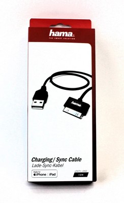 Hama | Charging/Sync Cable | Lade-Sync-Kabel | Made for iPad/iPhone |1m | Neu