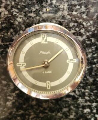 Porsche 356 Pre A Kienzle Clock Windup 8-day WORKING ORIGINAL 