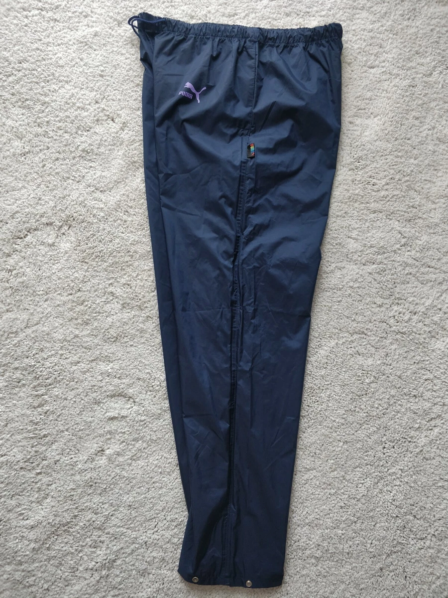 Navy nylon pants sales