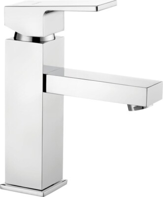 Mischbatterie Waschbecken chrom Waschtischarmatur mit Ablaufgarnitur Wasserhahn