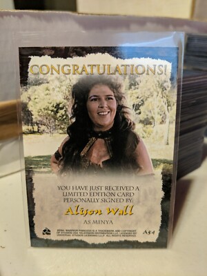 2004 Xena Art & Images Alison Wall A54 Autograph Card *Exclusive