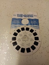 View Master Reel Hand Lettered White 296 St Louis Zoological Park No. II