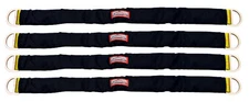 RACERDIRECT VEHICLE AXLE STRAPS 4 PACK 5,500 WORKING LOAD STRENGTH 30" LONG
