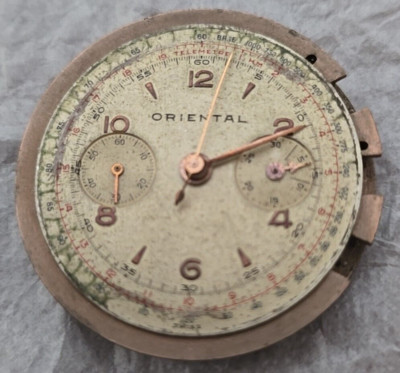 Chronograph ORIENTAL Movimento Valjoux 92 Ruota Colonne For Parts