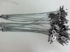 120 Wolf Fang Anchors W/ 18" 3/32nd Cable Stakes (10 Dozen) Anchors Trapping