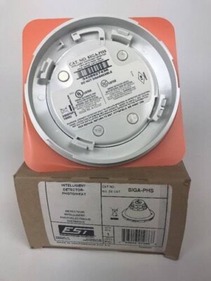 LOT OF 5 Edwards EST SIGA-PHS Multi Sensor Detector Fire Detector FREE SHIPPING!