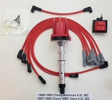 CHEVY/GMC 1986-96 VANS ASTROVAN 4.3L 262 EFI TPI TBI DISTRIBUTOR + WIRES + COIL 