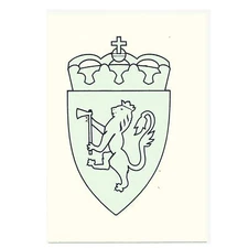 Norwegian WWII Helmet Decal