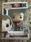 Funko POP 84 Football NFL San Francisco 49ers JOE MONTANA Figure w/Protector