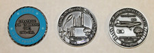 Lote de 3 monedas Desafío Fuerza Aérea Nuclear B-52 Comando Aéreo Estratégico SAC, ICBMs, B-52