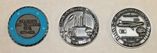 Lot of 3 Strategic Air Command SAC, ICBMs, B-52 Nuclear Air Force Challenge Coin