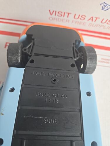 Jouef Evolution 1/18 Scale Model Car 3008 - Ford GT40 #6 - Blue, READ - Picture 19 of 24