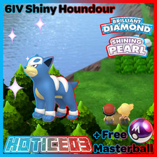 6IV Shiny Houndour Pokemon Brilliant Diamond Shining Pearl