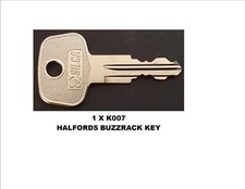 K007 BUZZRACK & HALFORDS Bike Carrier Rack Spare Key Cut To Code Number K007