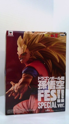 ✅ Dragonball Z~Banpresto~Super Saiyan 3 Goku~7 pulgadas de alto~En caja original~2015 - Imagen 9 de 14