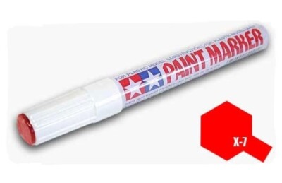 X-7 RED GLOSS ENAMEL PAINT MARKER #89007 TAMIYA | eBay