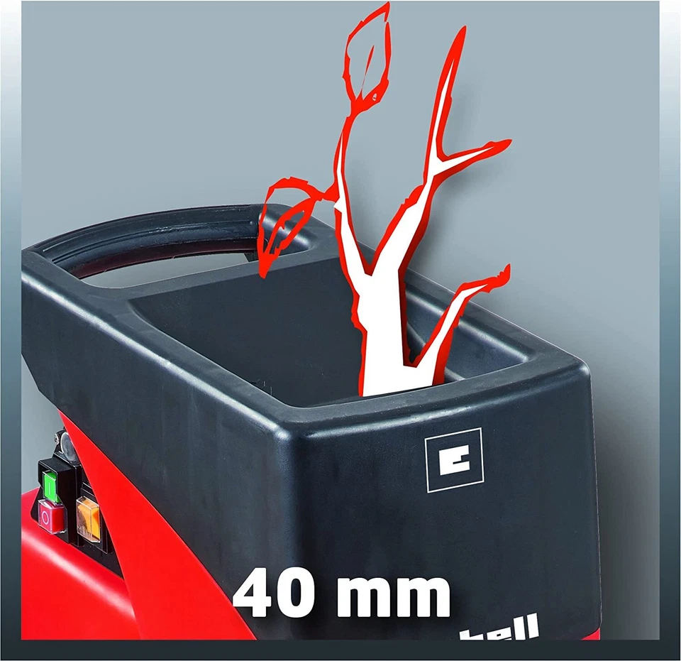 Einhell GC-RS 2540 Elektro-Leisehäcksler Schneidwalze Häcksler 2500 W Räder - Bild 3 von 4