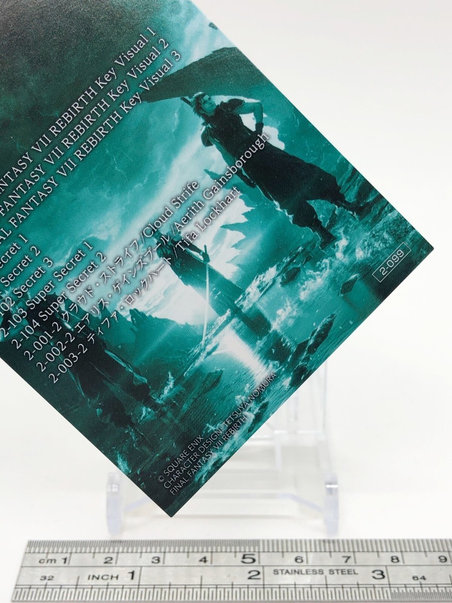 Final Fantasy VII Remake Characer Design Card TCG Japanese