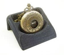 Pocket Watch Table / Desk Surface Display Holder w/ Chain Indent