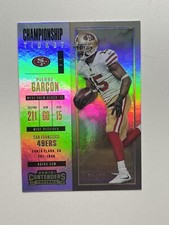 2017 Panini Contenders Championship Ticket #57 Pierre Garcon /99 49ers Card