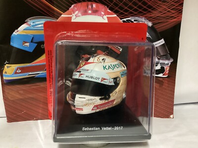 Helm Piloten F1 Ferrari Sebastian Vettel 2017 Monaco Gp 1:5, Neu Im Schaukasten