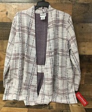 NWT BonWorth Blazer Jacket Women Petite Small Pockets Career Coastal Lagenlook