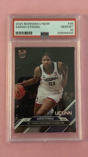 2024 Bowman U Now Sarah Strong #26 PSA 10