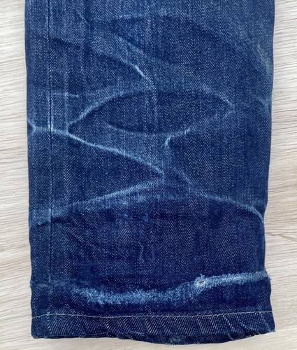 Naked Famous Weird Guy Indigo Selvedge Denim Button Fly Jeans Men's Blue Size 30 - Picture 2 of 12