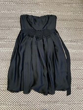 The LIMITED Event Women Size 2 Strapless Black Polyester Knee Length Dress