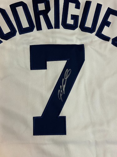 CAMISETA IVAN "PUDGE" RODRÍGUEZ AUTOGRAFIADA FIRMADA TIGRES DE DETROIT #7 TALLA 2-XL CERTIFICADO DE AUTENTICIDAD - Imagen 3 de 7