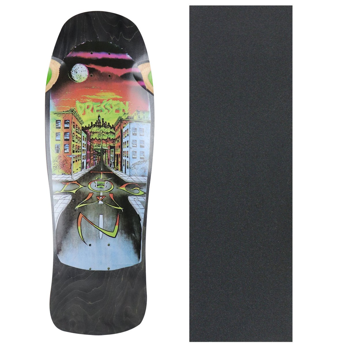 Dogtown Old School Deck Eric Dressen Street Reissue Black 10