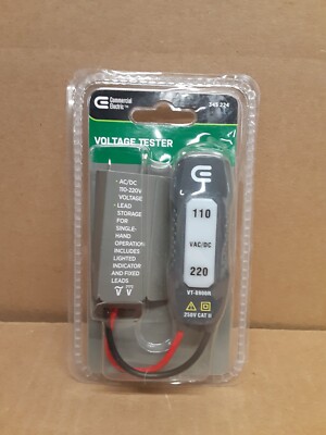Commercial Electric Voltage Tester 110-220-Volt AC/DC 345224