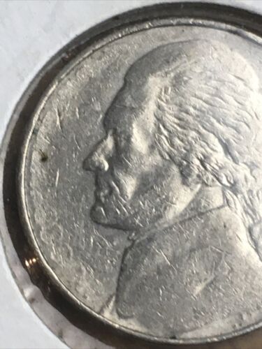2004 Jefferson Nickel Strike Through Grease In God We Trust Missing Mint Mark - Picture 3 of 9