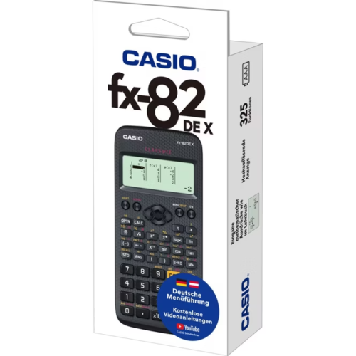 Casio FX-82DEX Schulrechner - Schwarz - Bild 1 von 1