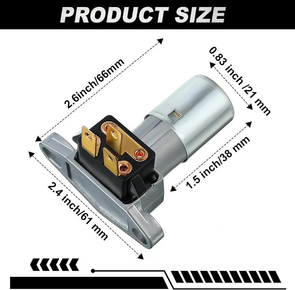 Headlight Headlamp Floor Mounted High Beam Dimmer Switch for Ford Lincoln DS72T Foto 3 de 4