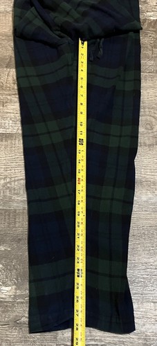 Polo Ralph Lauren Men Sleepwear XL Blue Plaid Pajama Pants Pockets Drawstring - Picture 6 of 8