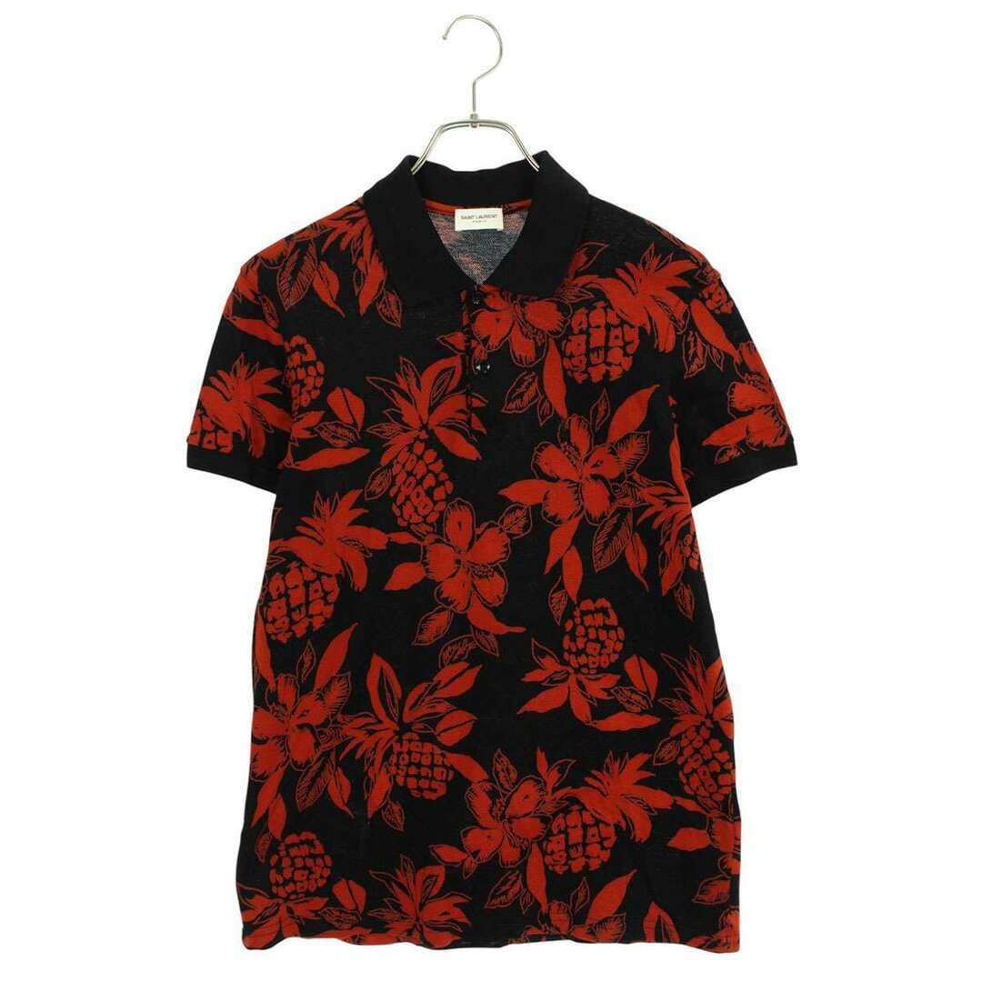 Saint Laurent Paris 17SS 454120 YB1DR ananas modello aloha manica corta