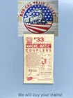 HO Scale Kadee #33 Magne-Matic Short Centerset Tight Spaces Coupler (2 Pair)