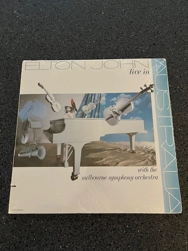 ELTON JOHN Live In Australia SEALED MCA 2-8022  1987 2-Lp’s  Pressed in Canada