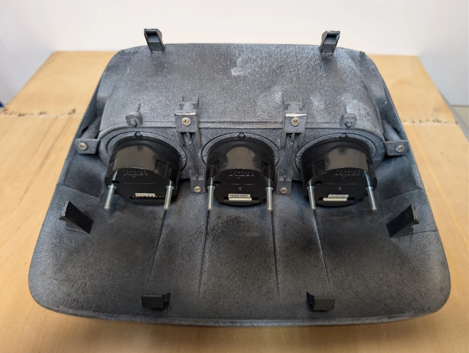 ATI AEM GAUGE COMBO TABLERO TRIPLE GAUGE POD PODS SE ADAPTA 02-07 SUBARU WRX STI Foto 4 de 4