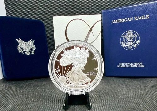 2006-W Proof American Silver Eagle with OGP & COA! 1 Oz .999 Silver!