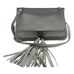 Sacoche en cuir gris GUCCI 602 031125