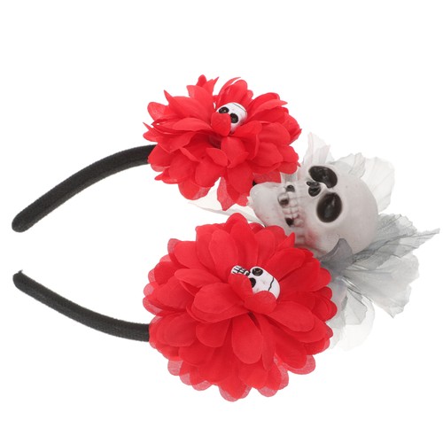 Skull Headband Halloween Cosplay Themed Party Hair Bands Headbands - Picture 4 of 12