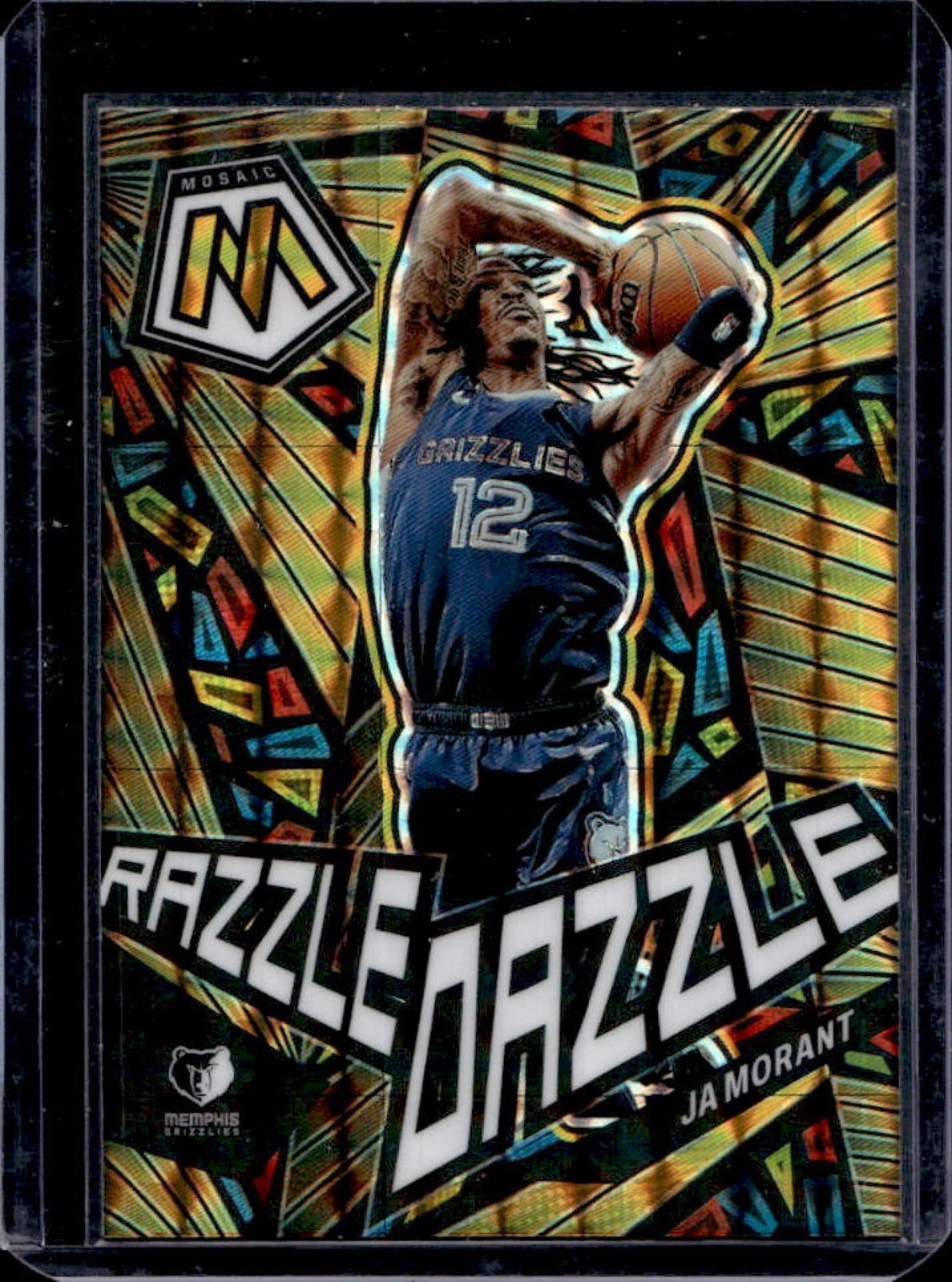 2022-23 Mosaic Ja Morant Razzle Dazzle #1 Grizzlies