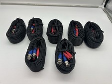 Qty 7 NEW Original Lorex 60ft 4K Ul BNC/DC Extension Cable 60BNCU4k1P