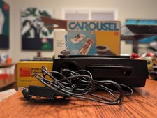 Title Kodak Carousel 650H Slide Projector Original Box, Manual Ektanar Lens