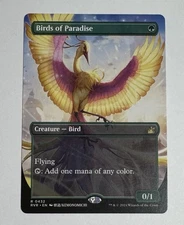 Birds of Paradise (Anime Borderless) Magic the Gathering ~Fast Shipping~