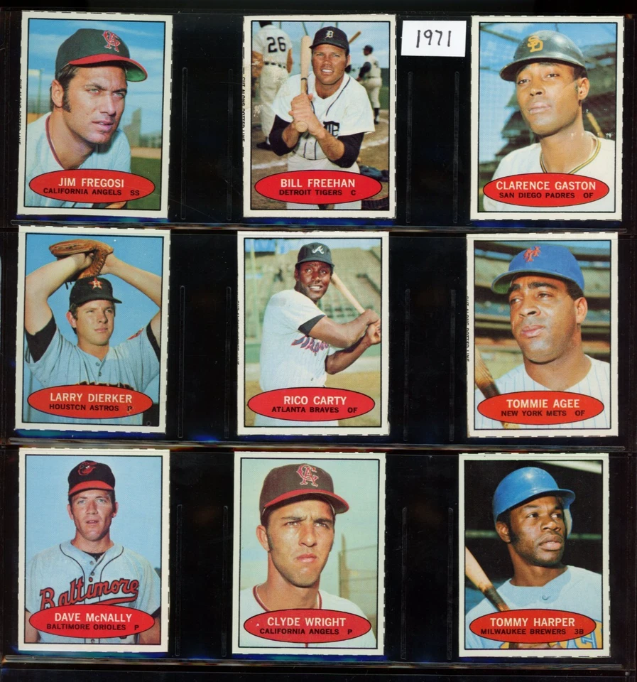 1971 Bazooka Baseball Partial Set 18/36 EX-EXMT NO CREASES - Image 3 of 4